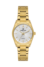 Daniel Klein Silver IP Gold Wrist Watch for Women DK.6.14275-2