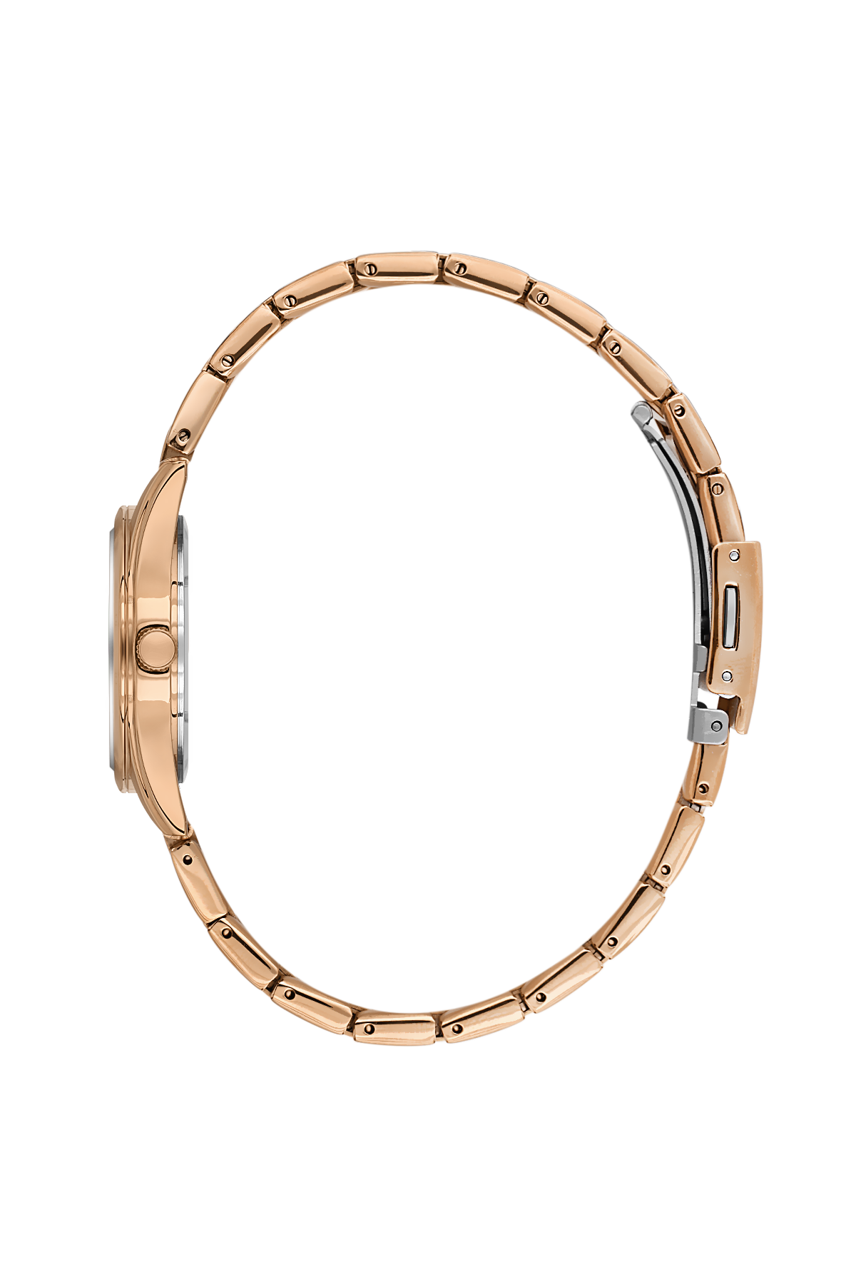 Daniel Klein Silver Pink Rosegold Wrist Watch for Women DK.6.14275-4