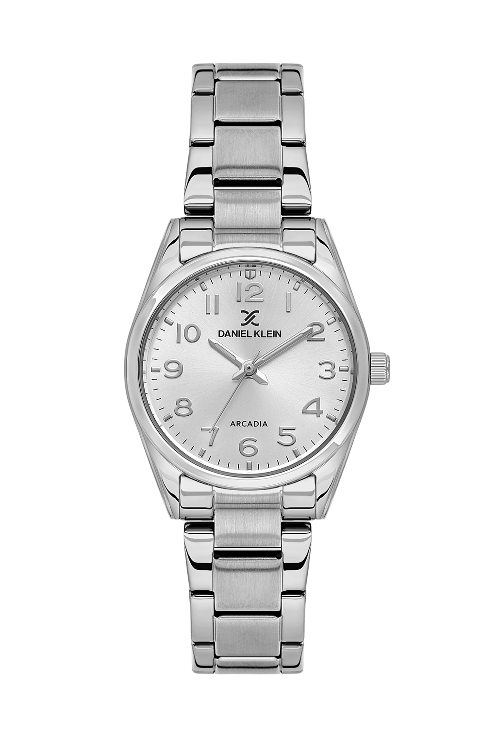 Daniel Klein Silver IP Silver Wrist Watch for Women DK.6.14275-5