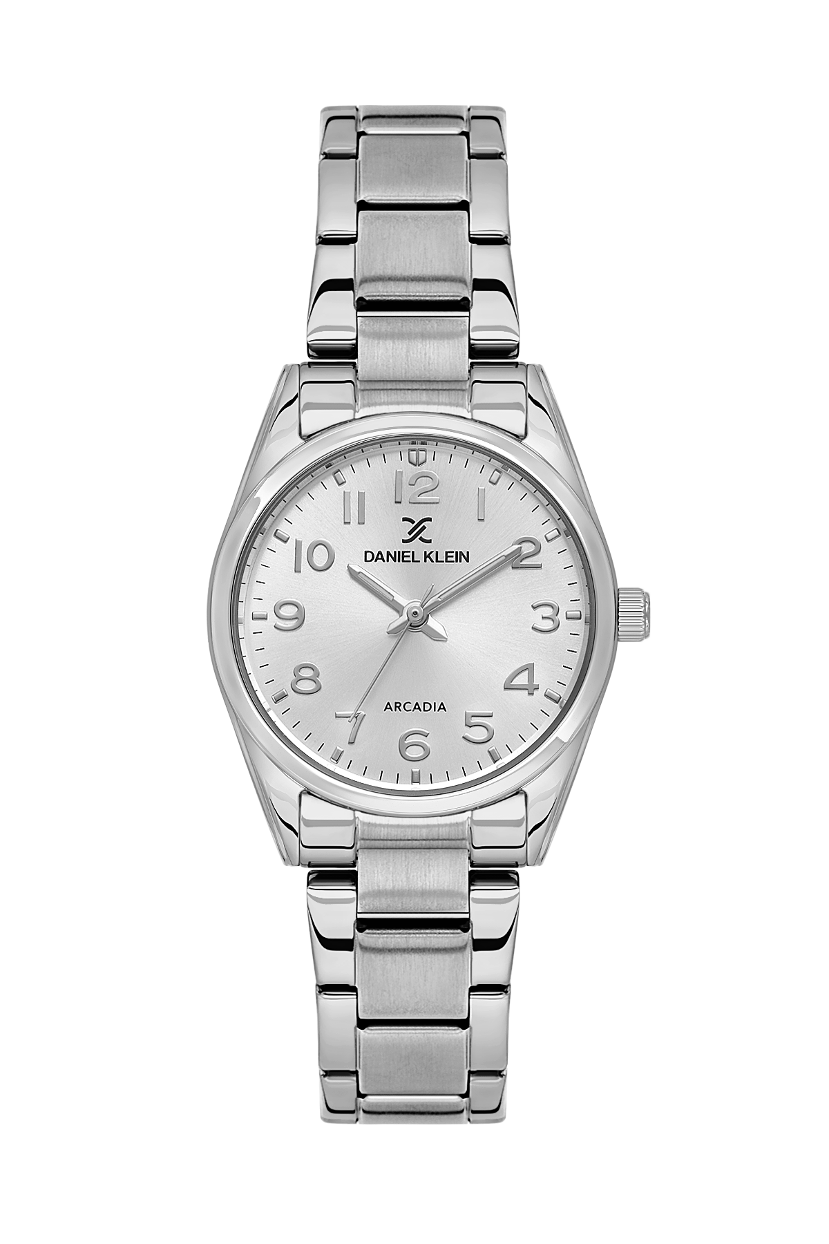 Daniel Klein Silver IP Silver Wrist Watch for Women DK.6.14275-5