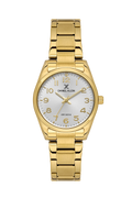 Daniel Klein Silver IP Gold Wrist Watch for Women DK.6.14275-6