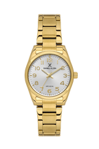Daniel Klein Silver IP Gold Wrist Watch for Women DK.6.14275-6