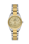 Daniel Klein Light Champagne IP Silver/Gold Wrist Watch for Women DK.6.14275-7