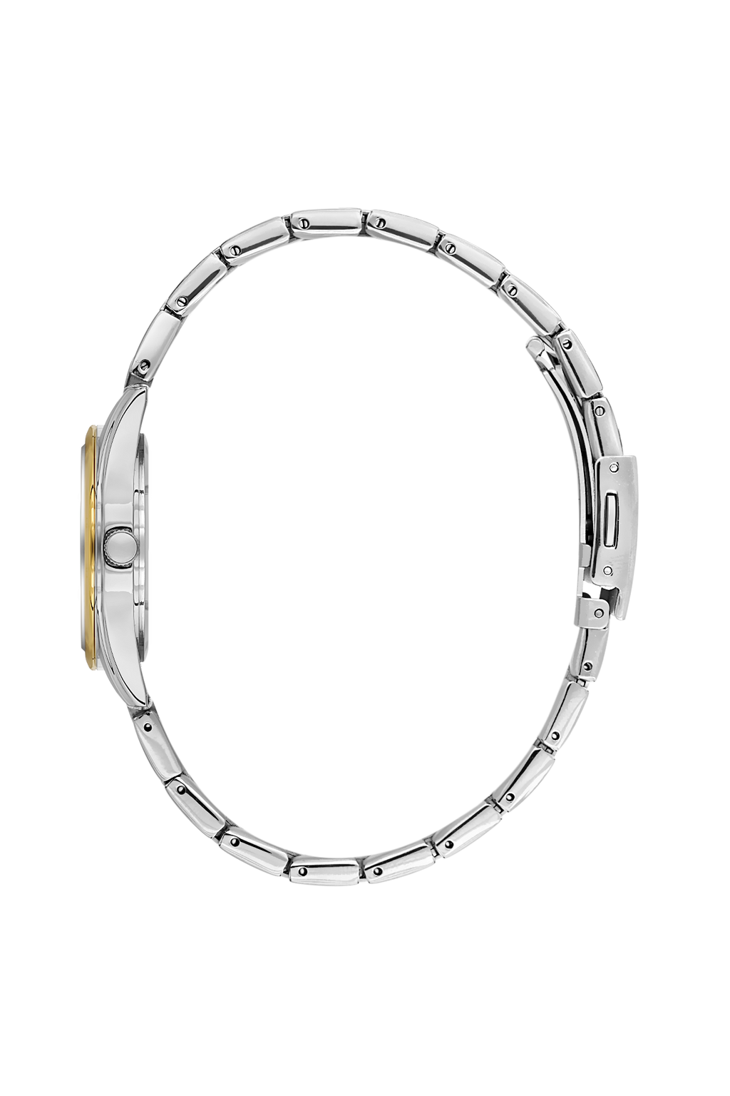 Daniel Klein Light Champagne IP Silver/Gold Wrist Watch for Women DK.6.14275-7