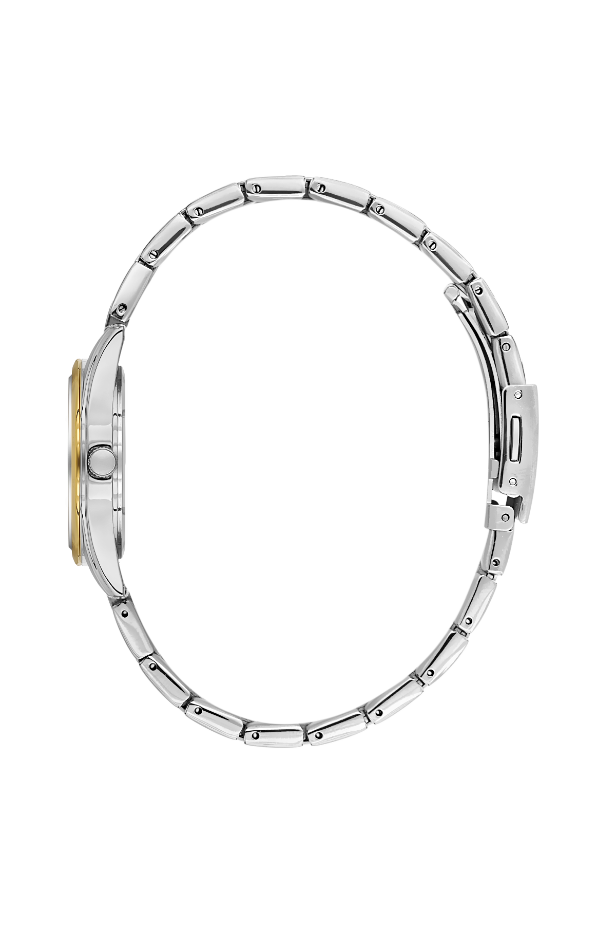 Daniel Klein Light Champagne IP Silver/Gold Wrist Watch for Women DK.6.14275-7