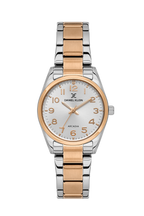 Daniel Klein Silver Pink Rosegold Wrist Watch for Women DK.6.14275-8