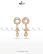 Dainty Bell Teardrop Earrings