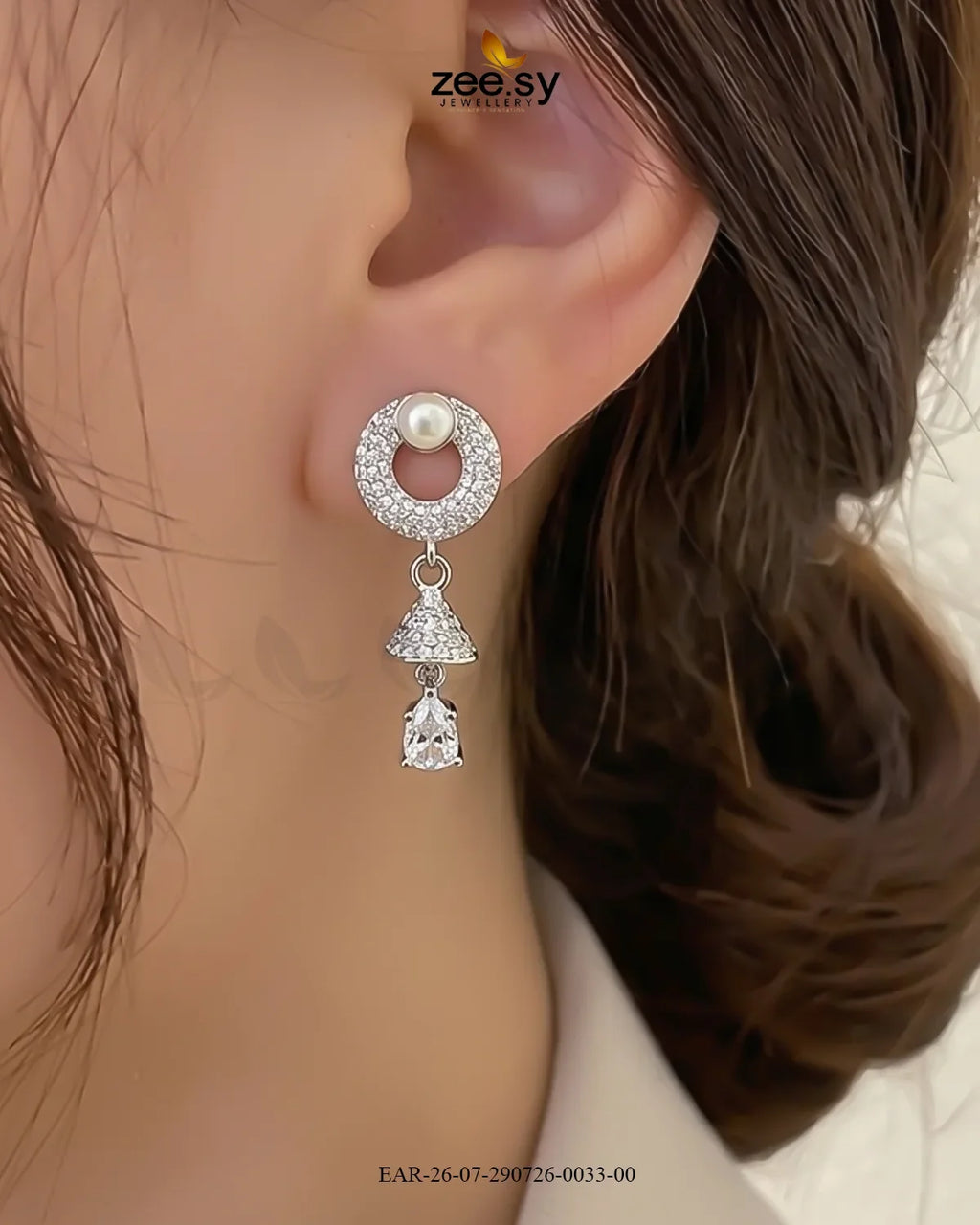 Dainty Bell Teardrop Earrings