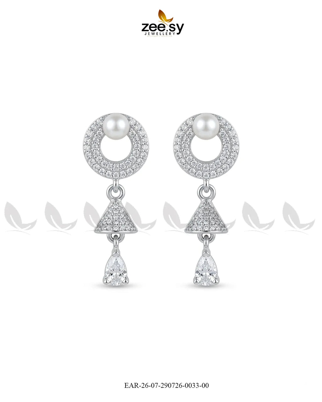 Dainty Bell Teardrop Earrings