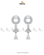 Dainty Bell Teardrop Earrings