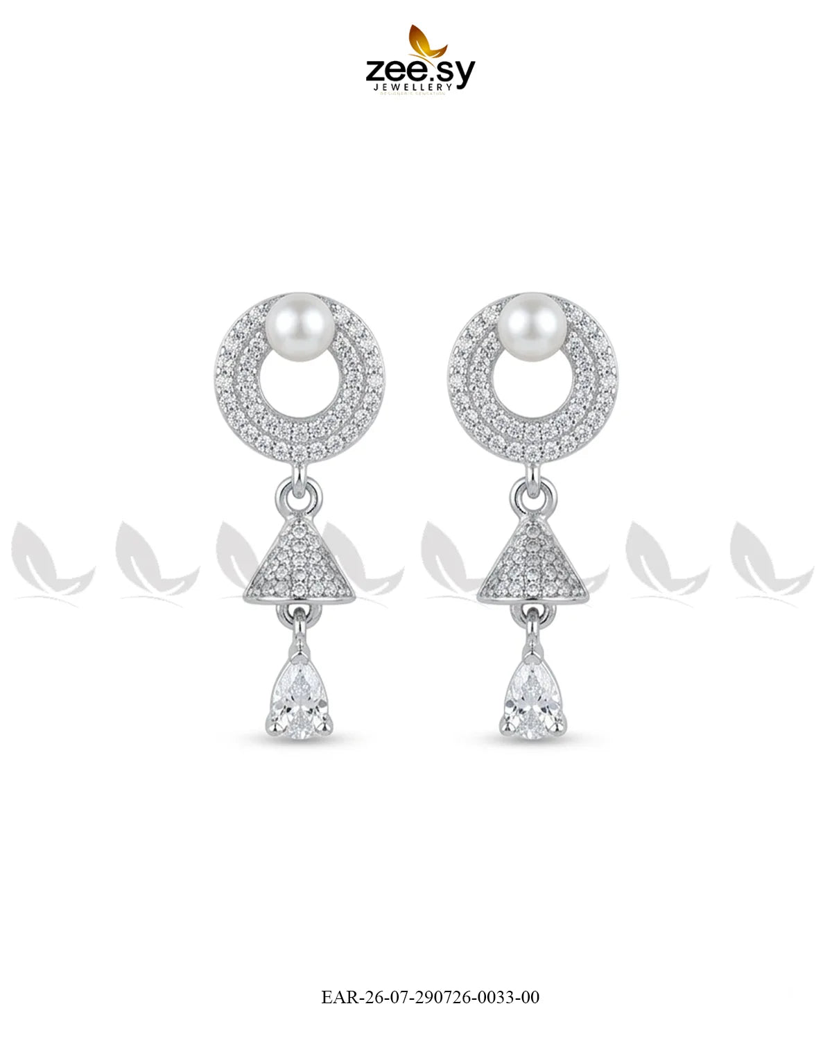 Dainty Bell Teardrop Earrings