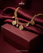Double Row Tree Medallion Bracelet