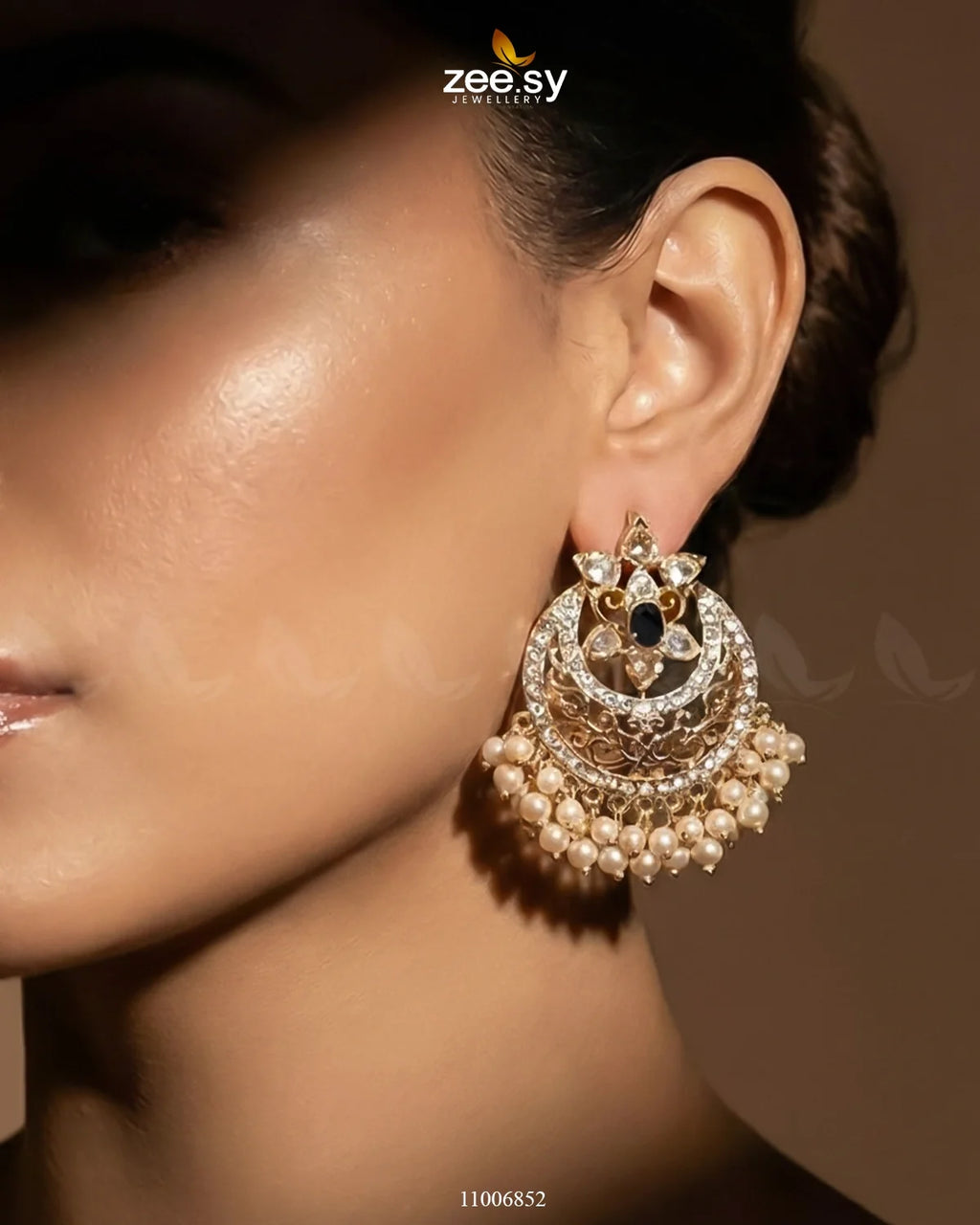 Exclusive Sheesh Gul Stud Earrings