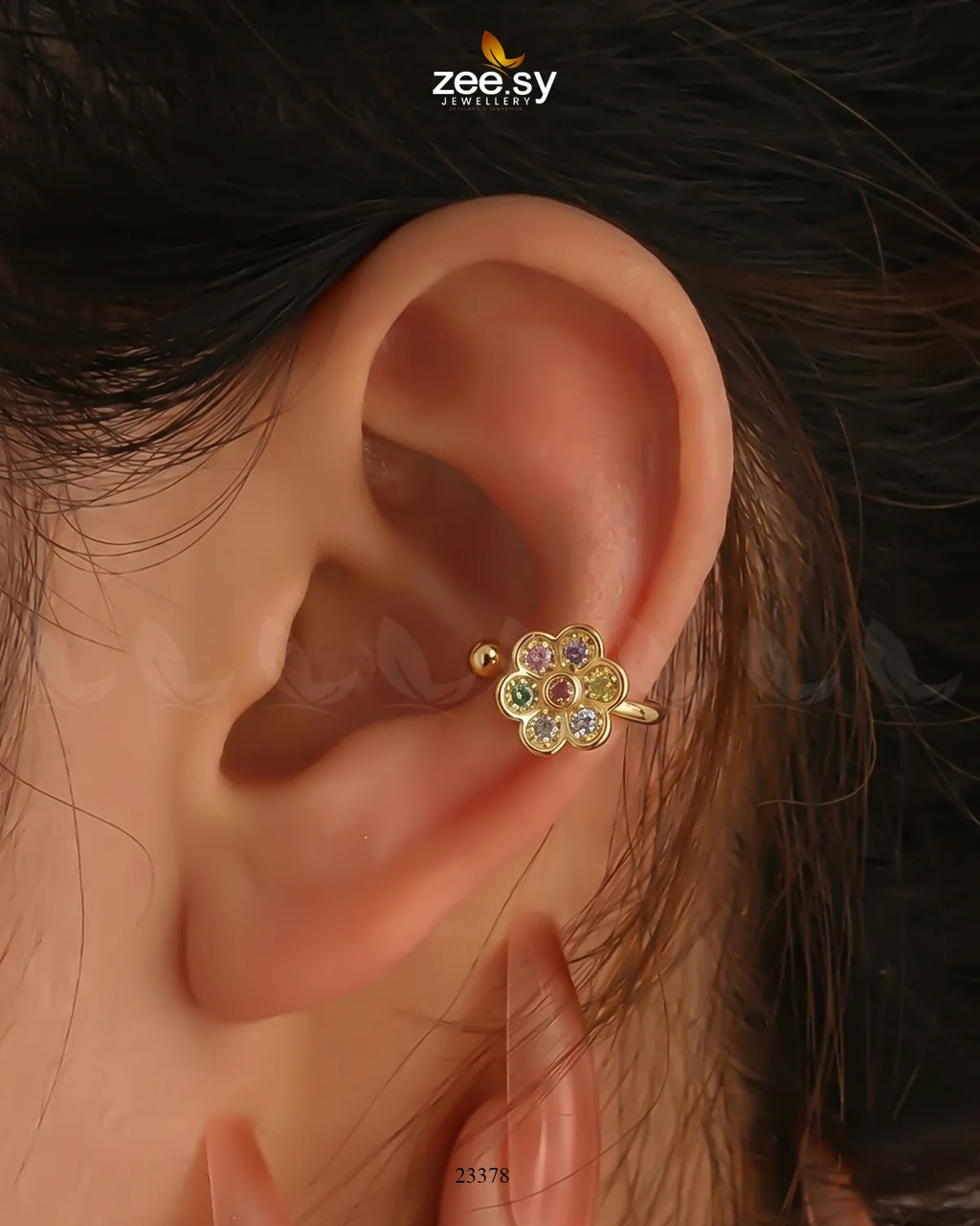 Buttercup Bloom Modern Ear Cuff