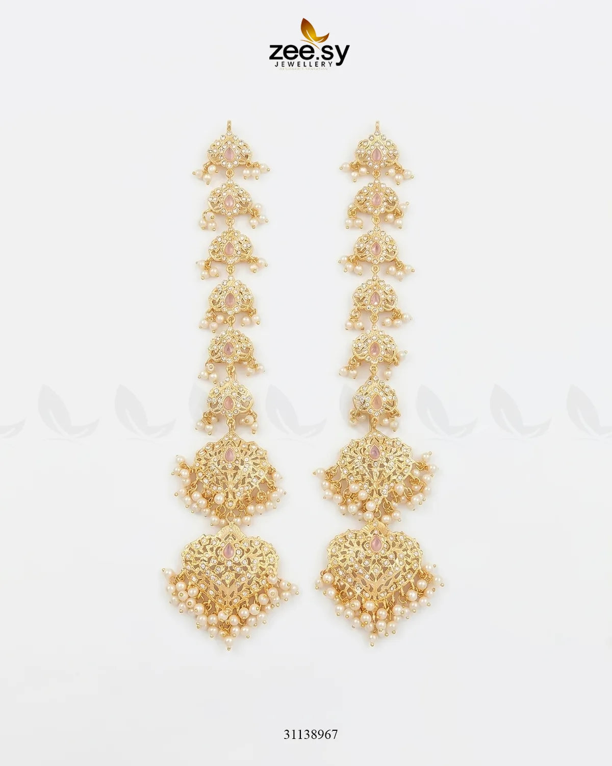 Premium long Pearl Drop Earring