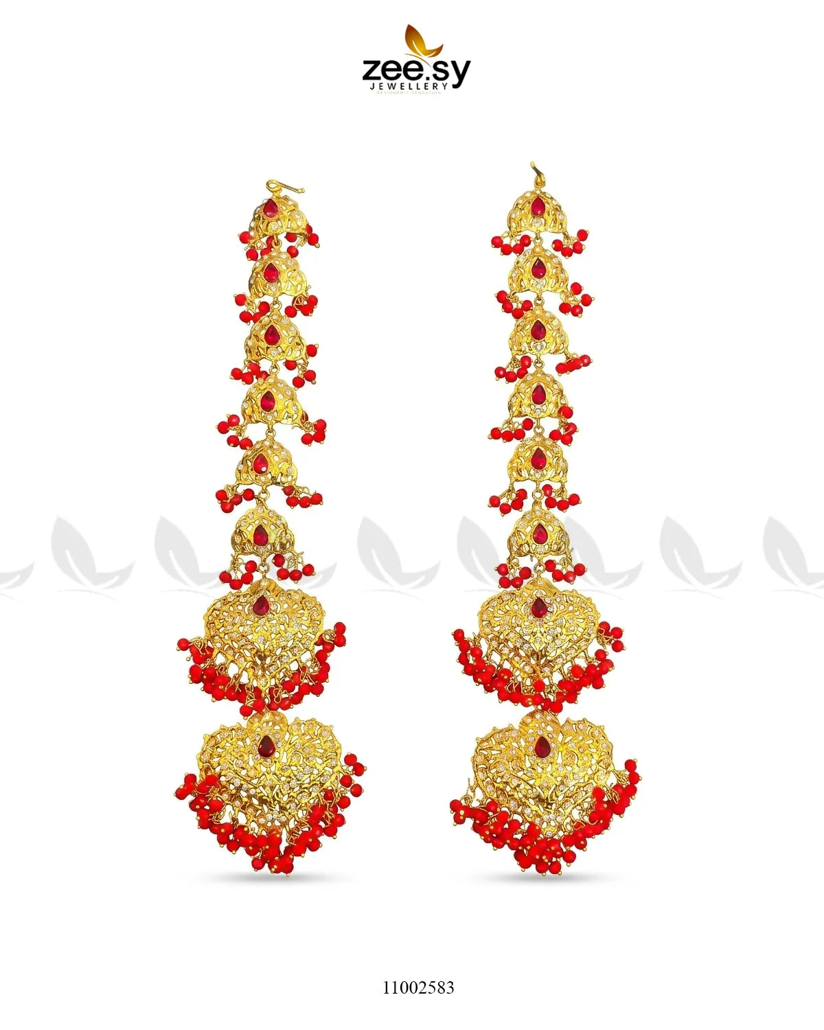 Premium long Pearl Drop Earring