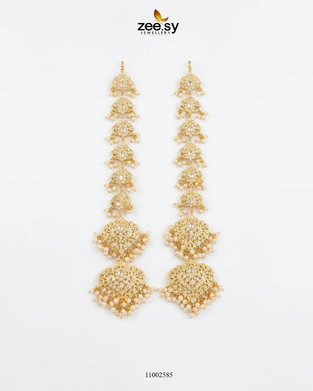 Premium long Pearl Drop Earring