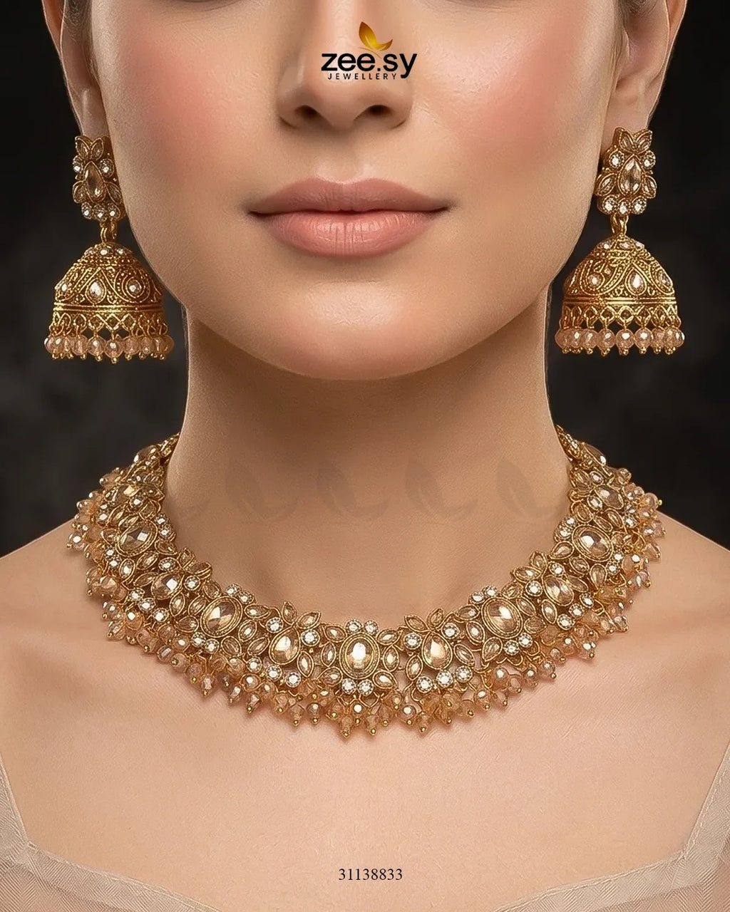 Ethereal Gemstone Beads Necklace Set