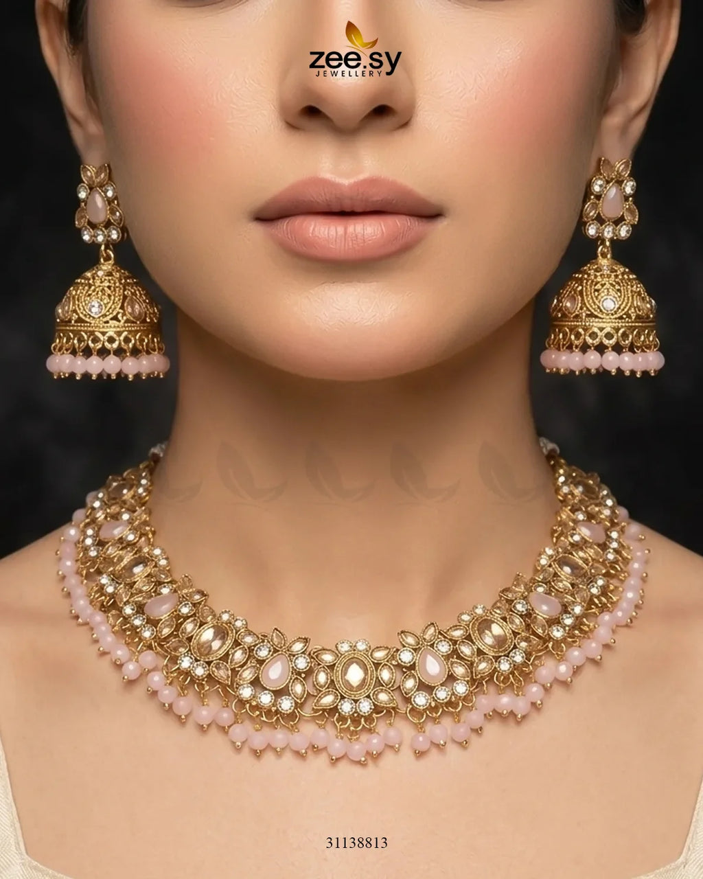 Ethereal Gemstone Beads Necklace Set
