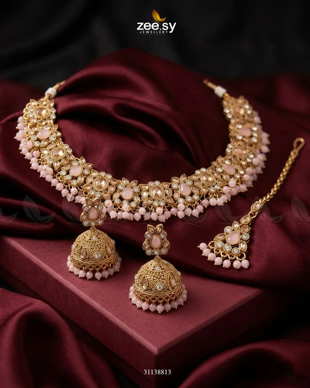 Ethereal Gemstone Beads Necklace Set