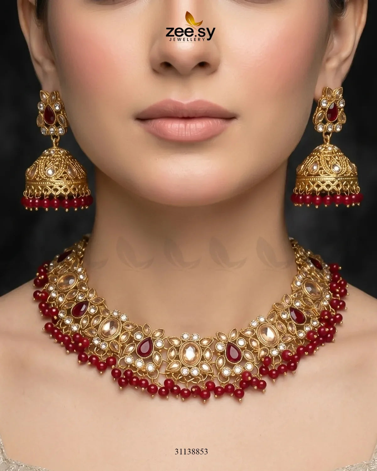Ethereal Gemstone Beads Necklace Set