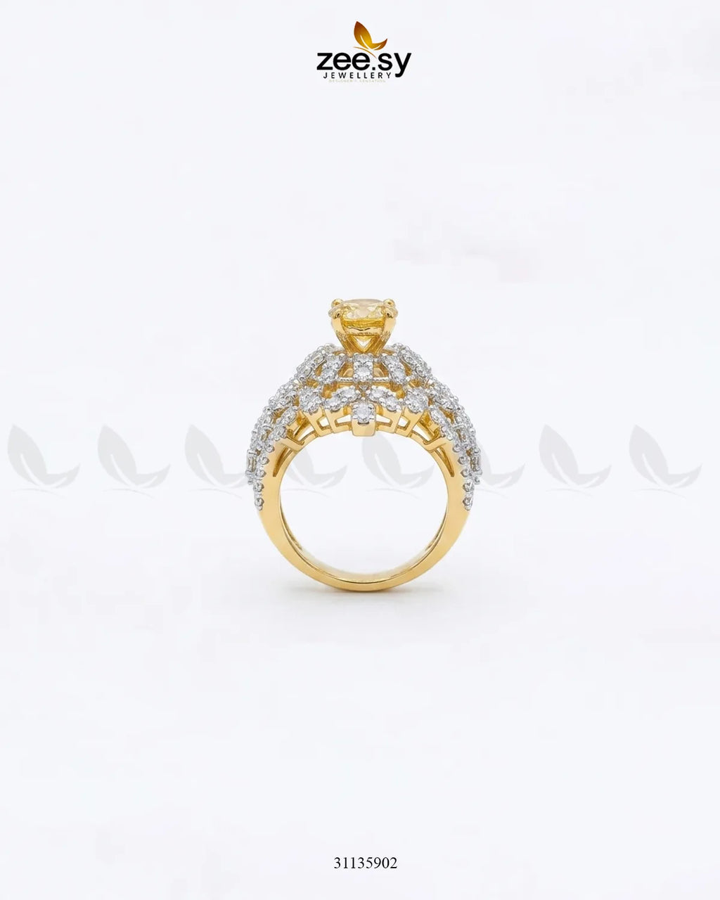 Exquisite Bold Cluster Ring