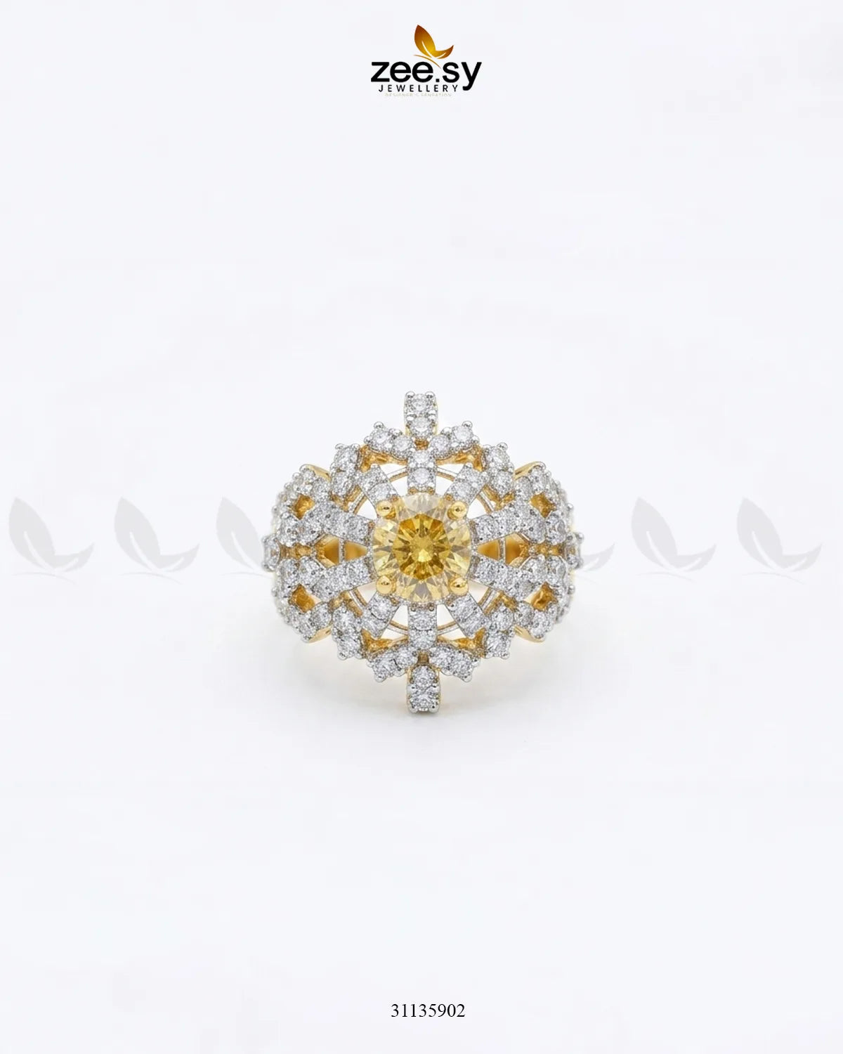 Exquisite Bold Cluster Ring