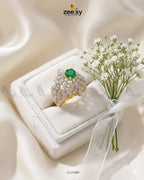 Exquisite Bold Cluster Ring