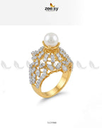 Exquisite Bold Cluster Ring