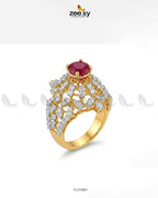 Exquisite Bold Cluster Ring