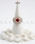 Exquisite Bold Cluster Ring