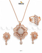 Royal Floral Pendant Set