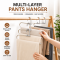 Foldable Metal Pant Hanger ( Pack of 2 )