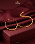 Garnet Crystal Minimal Nose Ring
