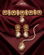 Glow Baroque Pearl Choker Set