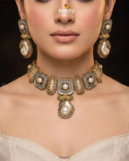 Glow Baroque Pearl Choker Set