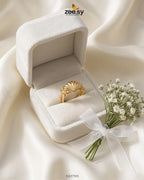 Golden Riviera Seashell Starfish Ring