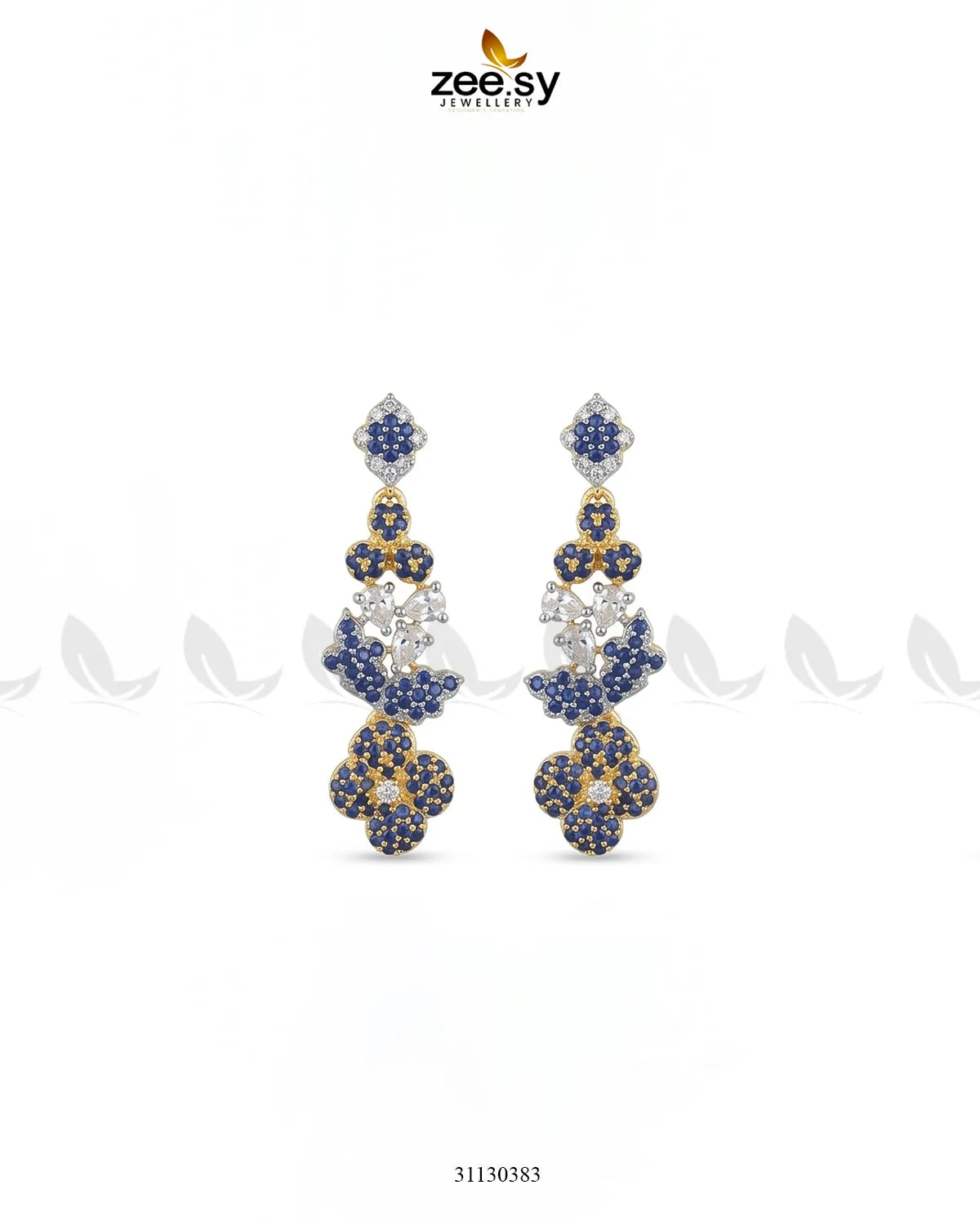 Golden Starburst Gemstone Earrings