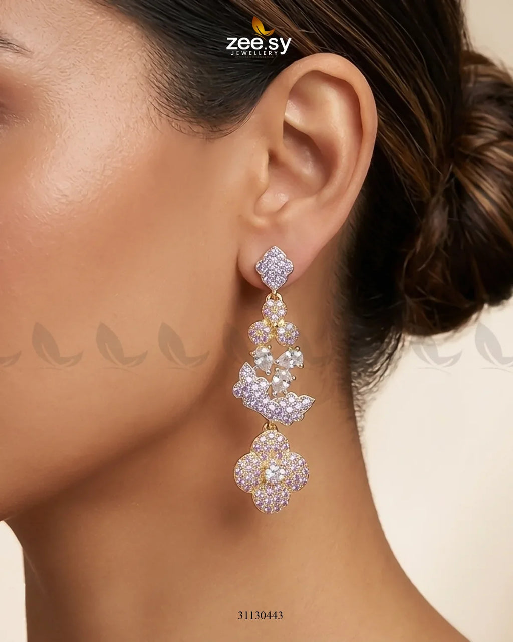 Golden Starburst Gemstone Earrings