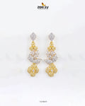 Golden Starburst Gemstone Earrings