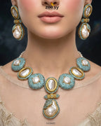 Gulnar Baroque Pearl Choker Set