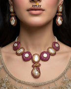 Gulnar Baroque Pearl Choker Set