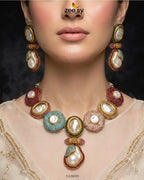 Gulnar Baroque Pearl Choker Set