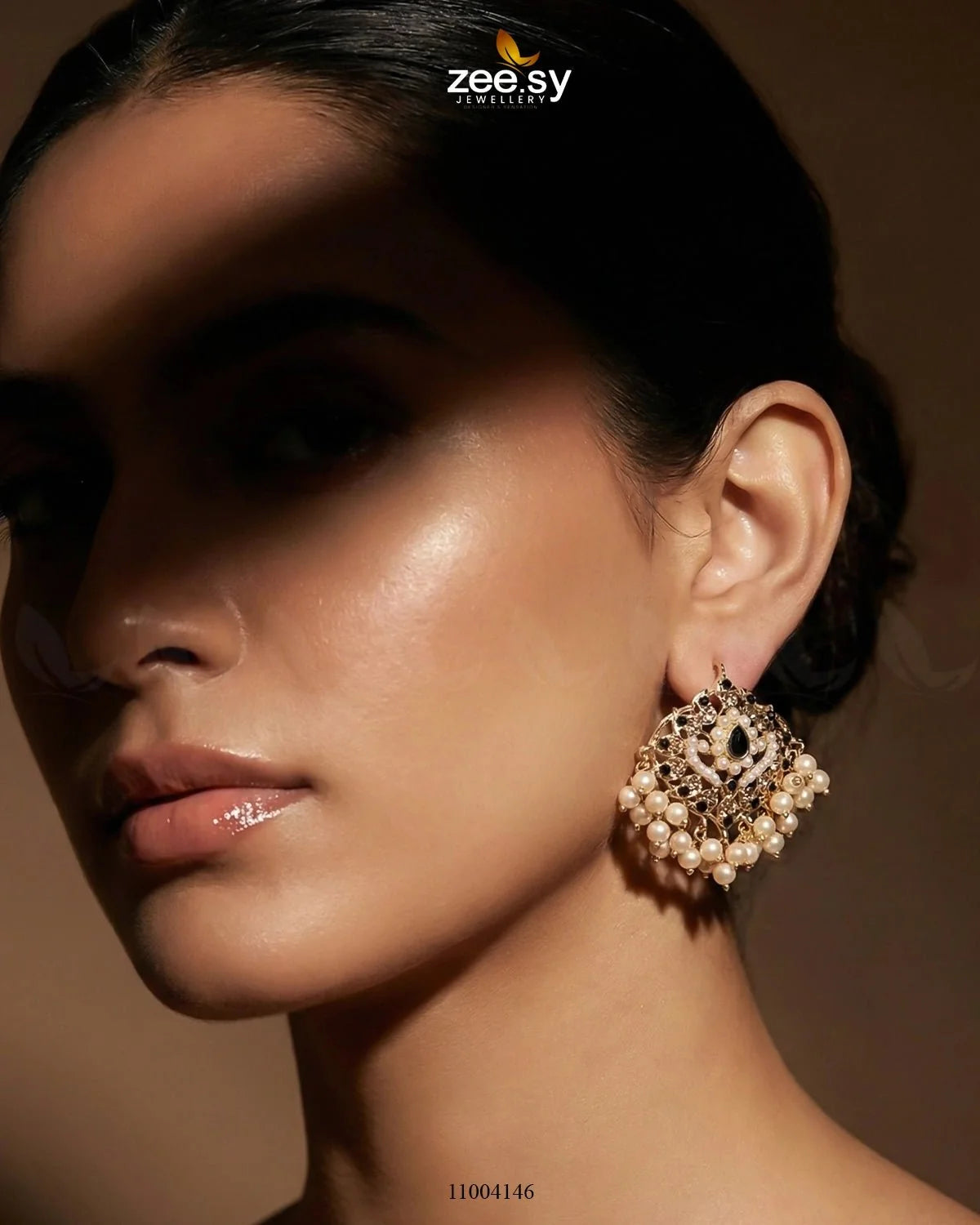 Hyderabadi Pearl Drop Earrings