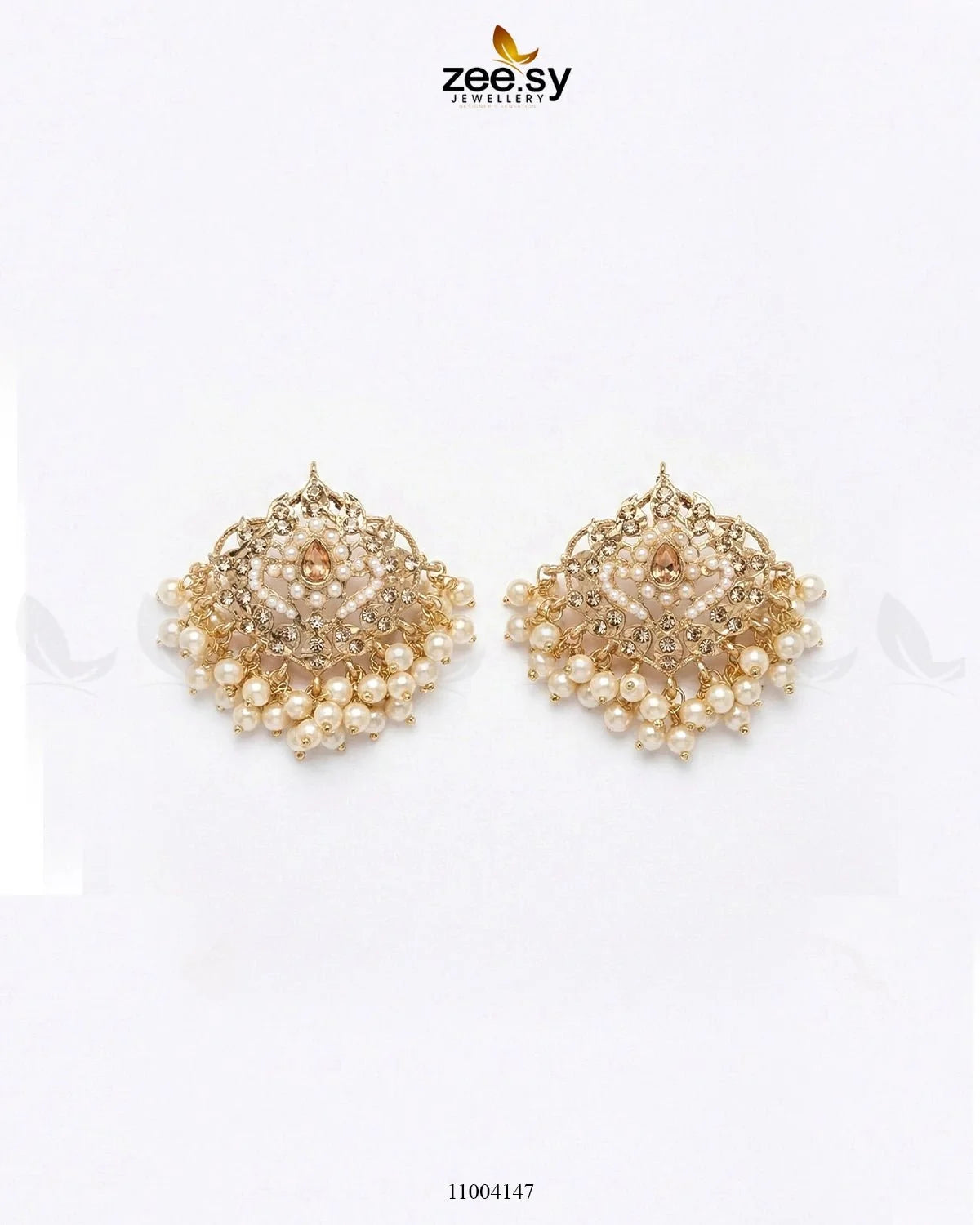 Hyderabadi Pearl Drop Earrings