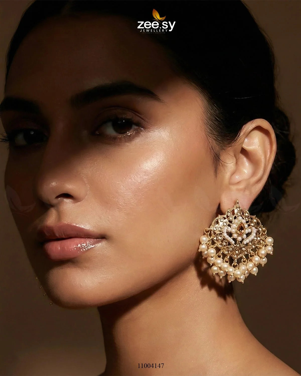 Hyderabadi Pearl Drop Earrings