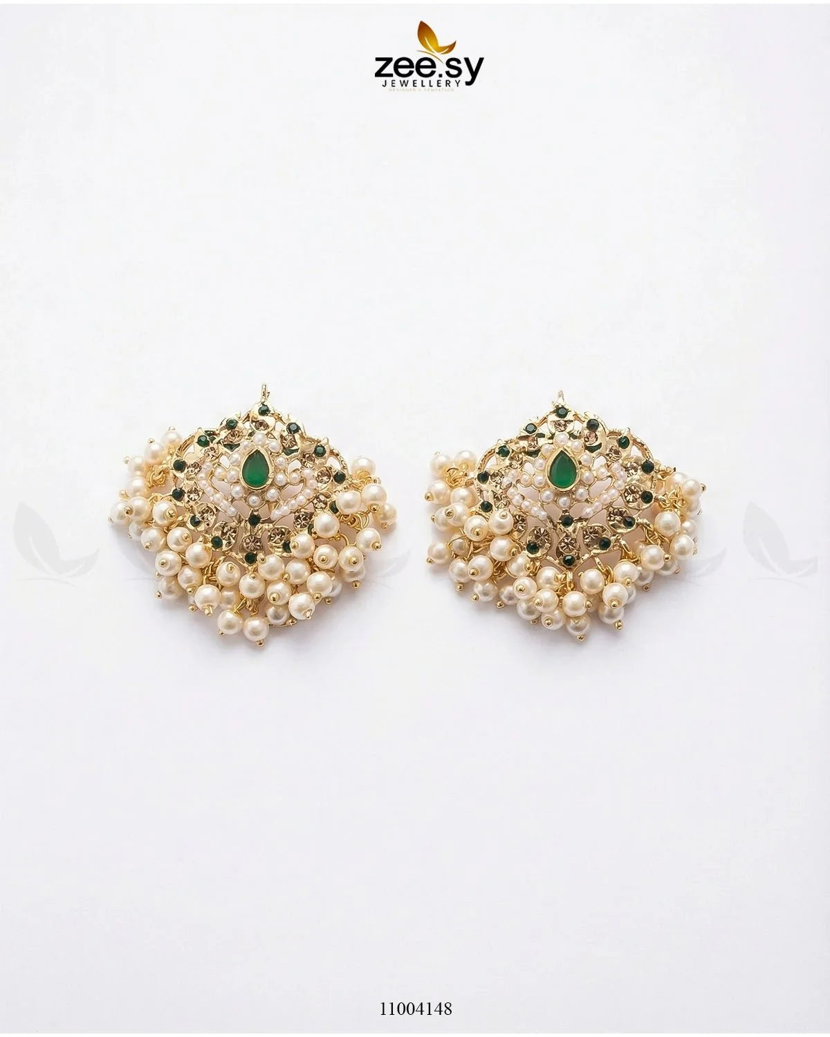 Hyderabadi Pearl Drop Earrings