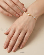 Heart Bezel Modern Zircon Bracelet
