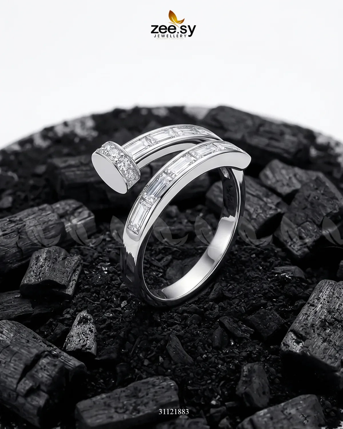 Heirloom Cluster River Ring