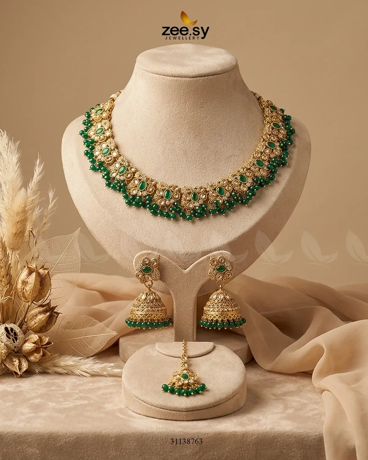 Heritage Stone Beads Necklace Set